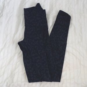 Leopard Black Leggings